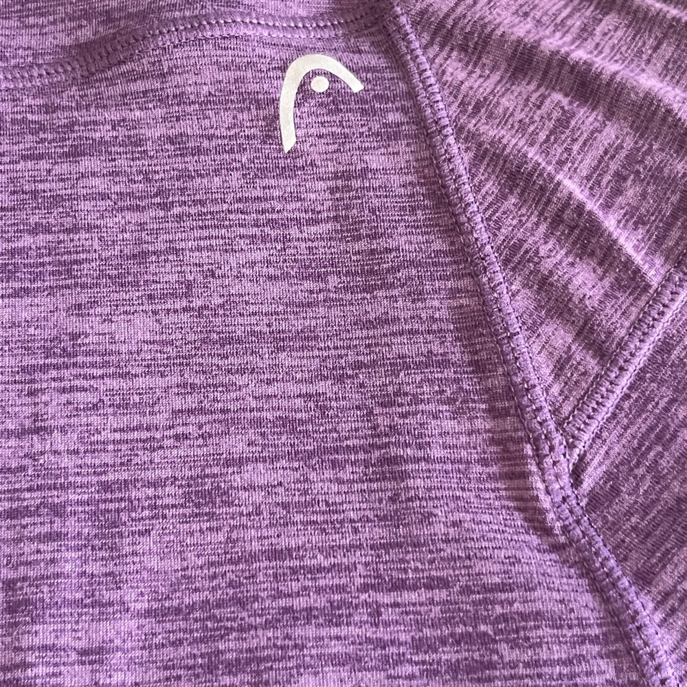 Head Women's Purple Lavender Heathered Skater Skort with 3 pockets! - Picture 4 of 8